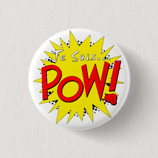 Je suis POW Badge Ronde Button 3,2 Cm