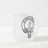 Je Suis Prest 10 oz Frosted Mok (Voorkant rechts)