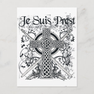 Je suis Prest Fraser Family Motto Briefkaart
