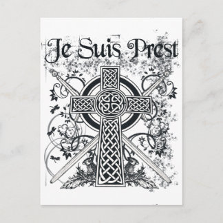 Je suis Prest Fraser Family Motto Briefkaart