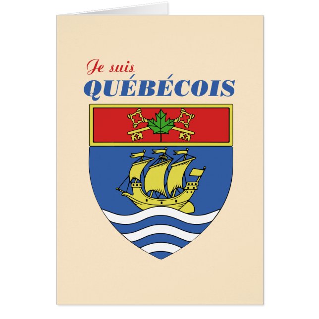 Je suis Quebecois (Voorkant)
