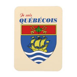 Je suis Quebecois Magneet