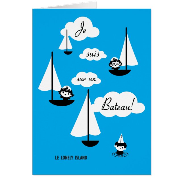 Je suis sur un Bateau! (Voorkant)