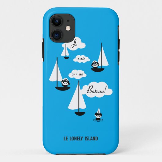 Je suis sur un Bateau! Case-Mate iPhone Case (Achterkant)