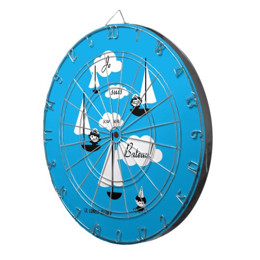 Je suis sur un Bateau! Dartbord (Voorkant Rechts)