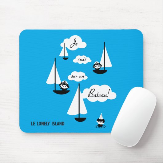 Je suis sur un Bateau! Muismat (Met muis)