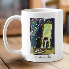 "Je suis un chat" Custom Kitty Cat Schattigee Mok