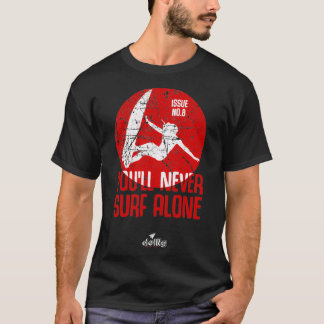 je surf nooit alleen t-shirt
