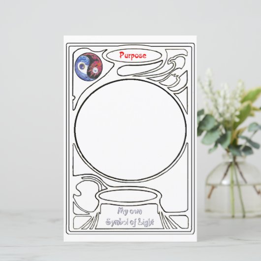 Je symbooldoedling op doelcode (Staand voorkant)