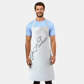 Je T-adore Ik heb je in het Frans aangeraden Schort (Gedragen)