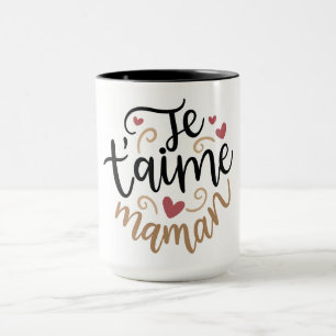 Je t’aime Maman Mok - Franse Moederdag Cadeau