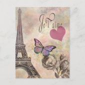 Je T' Aime  Valentijn Briefkaart (Voorkant)