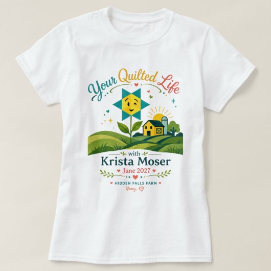 Je T-shirt met quiltontwerp (Design voorkant)