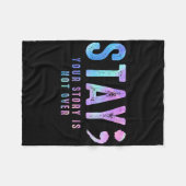 Je T-shirt verhaal is niet zelfdoding over prevent Fleece Deken (Voorkant (Horizontaal))