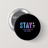 Je T-shirt verhaal is niet zelfdoding over prevent Ronde Button 5,7 Cm (Voorkant /achterkant)