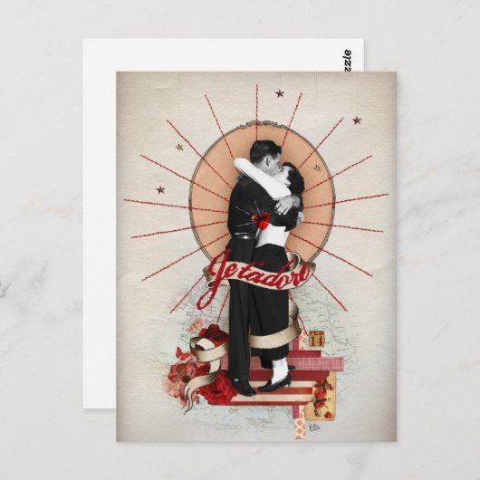 Je t'adore briefkaart (Voorkant / Achterkant)