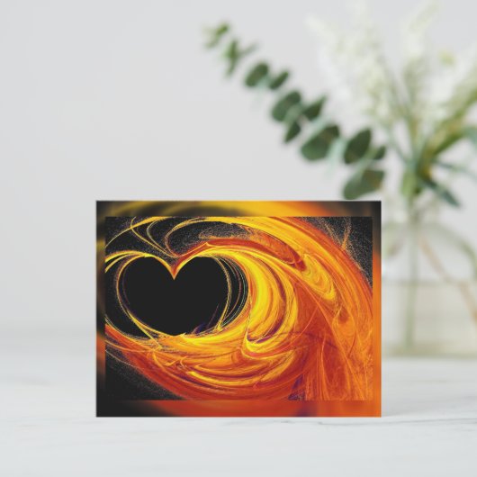 Je t'aime briefkaart (Staand voorkant)