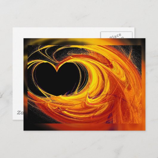 Je t'aime briefkaart (Voorkant / Achterkant)