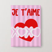 Je t'aime button (Voorkant)