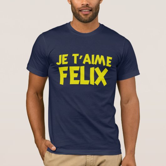 je t'aime felix t-shirt (Voorkant)