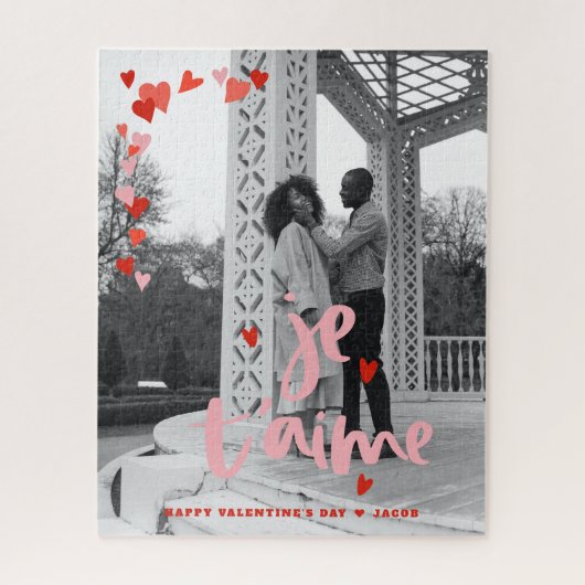 Je T'aime | Foto van Valentijn Couple Legpuzzel (Verticaal)