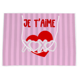 Je t'aime groot cadeauzakje