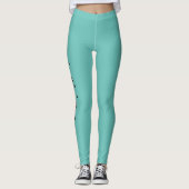 Je t'aime - Ik hou van je in het Frans 2 Leggings (Voorkant)