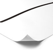 je t'aime - Ik hou van je in het Frans - zwart Poster (Hoek)