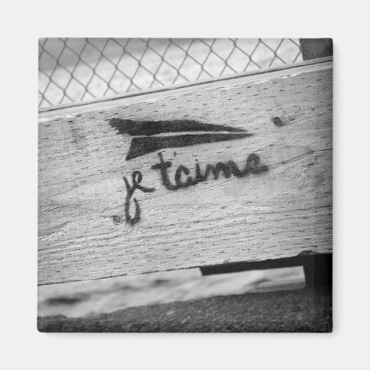 Je T'aime (Ik hou van je) Magneet (Voorkant)