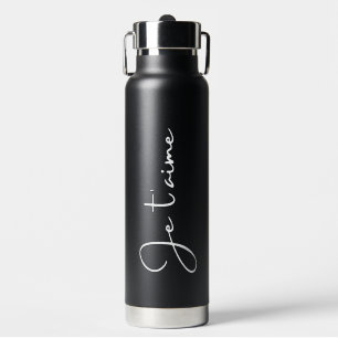 "Je t'aime" is Frans voor "Ik hou van jou" Elegant Waterfles