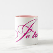 Je taime Love Word Coffee/Tea Mok (Center)