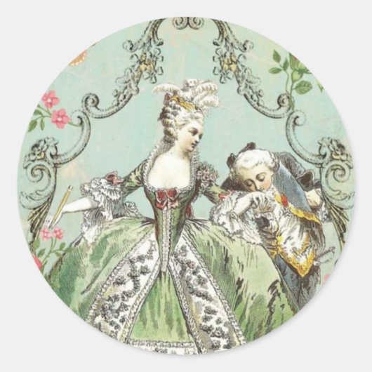 Je t'aime ma reine, Franse geïnspireerde Stickers (Voorkant)