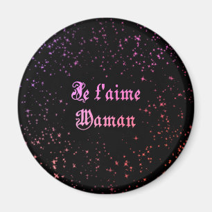 Je t'aime Maman, Moederdag Magneet
