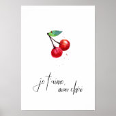 Je t'aime mon cheri poster (Voorkant)