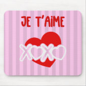Je t'aime. muismat (Voorkant)