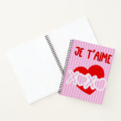 Je t'aime. notitieboek (Binnen)