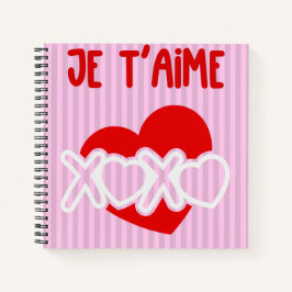 Je t'aime notitieboek