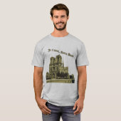 Je t'aime Notre Dame - Cathedraal van Parijs T-shirt (Voorkant volledig)