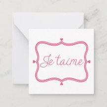 Je taime pink