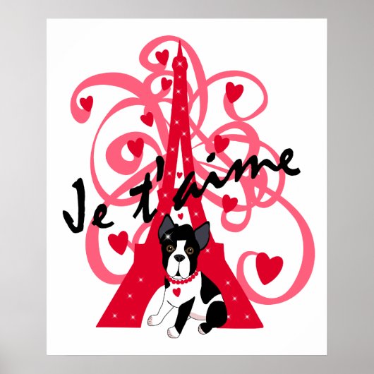 Je t'aime poster (Voorkant)