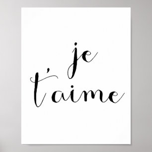 Je t'aime poster