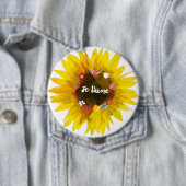 Je T'aime Ronde Button 4,0 Cm (In situ)