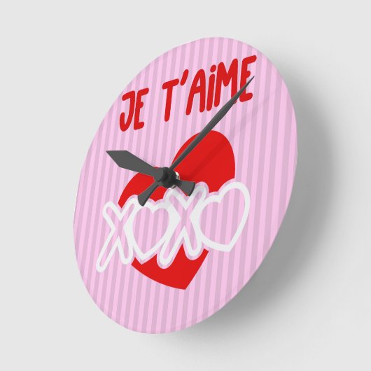 Je t'aime. ronde klok (Hoek)