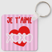 Je t'aime sleutelhanger (Achterkant)
