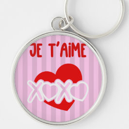 Je t'aime. sleutelhanger