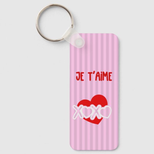 Je t'aime sleutelhanger (Voorkant)