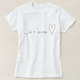 Je t'aime t-shirt