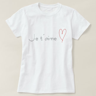 Je t'aime t-shirt