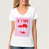 Je t'aime. t-shirt (Voorkant)