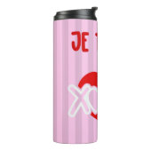 Je t'aime thermosbeker (Gedraaid links)